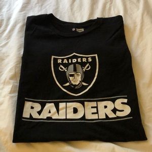 Black tshirt raiders 2XL